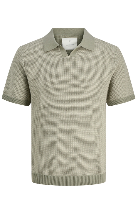 Jack & Jones jprcceaston knit split neck ss sn